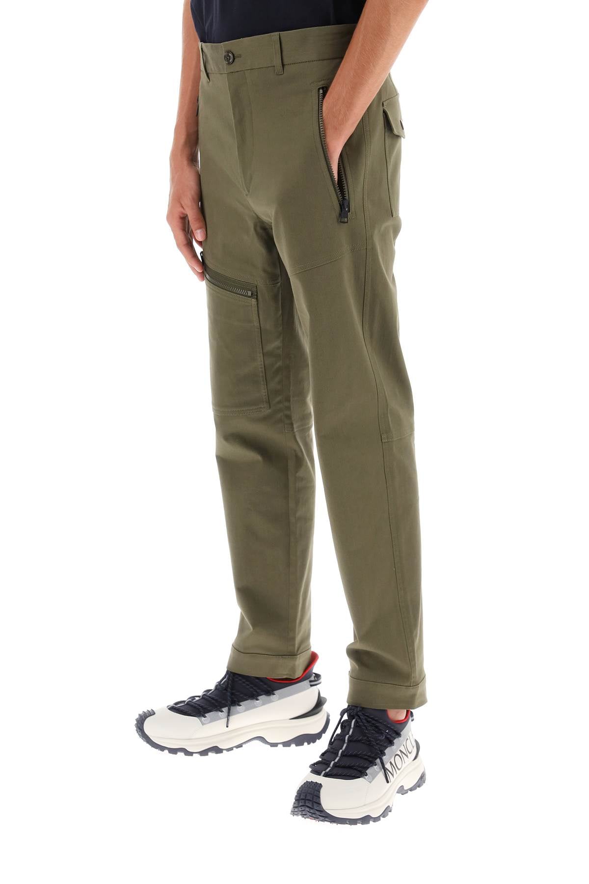 Moncler Moncler basic stretch cotton pants