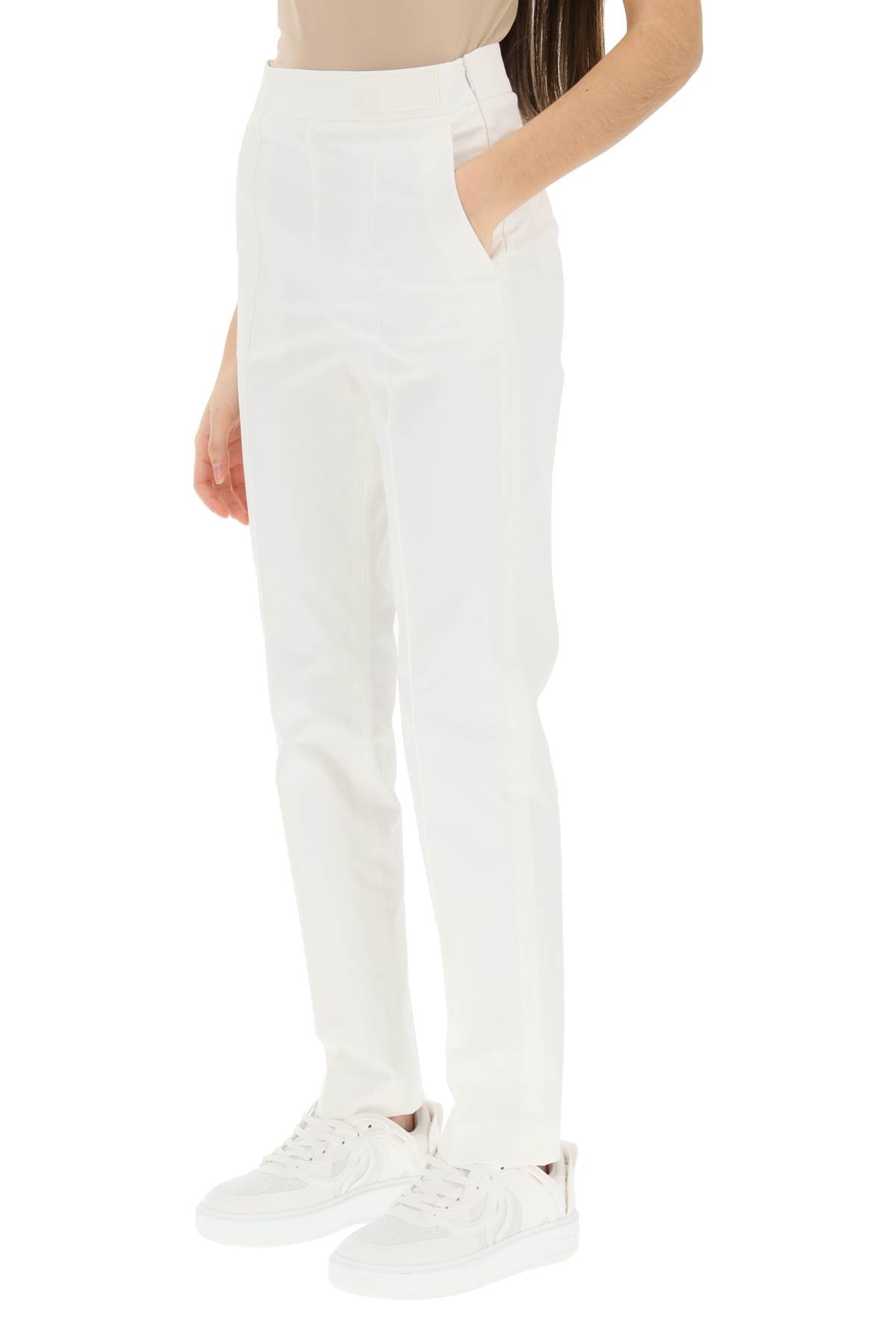 Moncler Moncler basic cotton cigarette pants