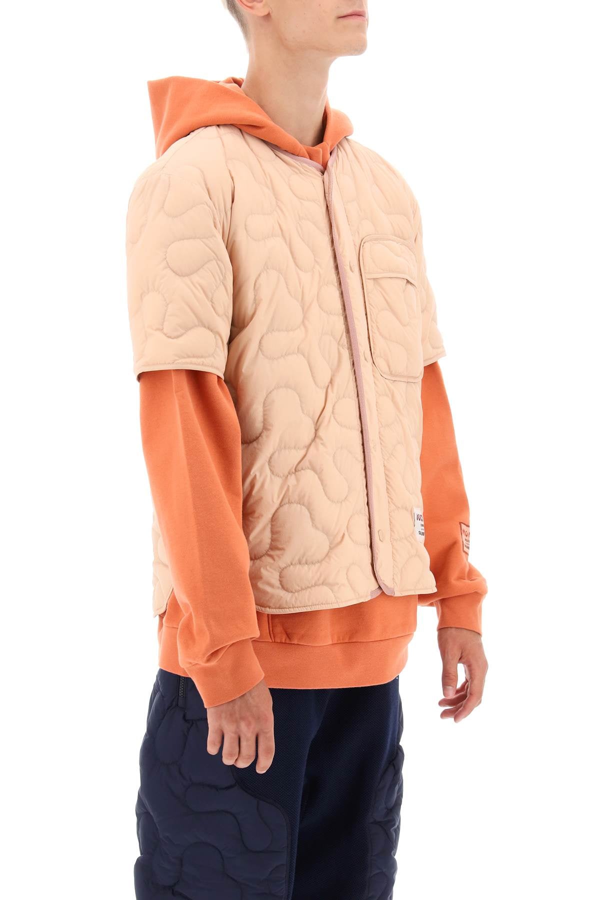 Moncler X SALEHE BEMBURY Moncler x salehe bembury short-sleeved quilted jacket