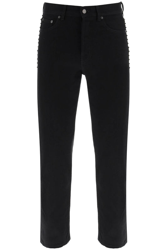 Valentino Valentino black untitled studs jeans