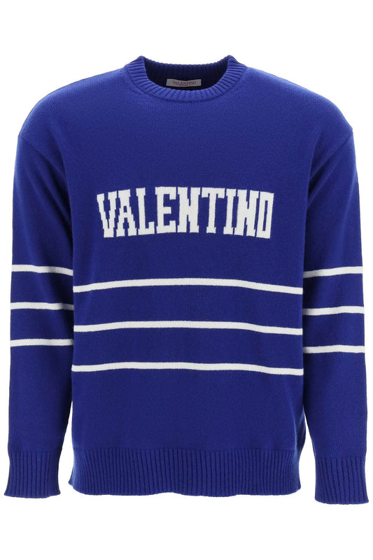 Valentino Valentino pullover with jacquard lettering logo