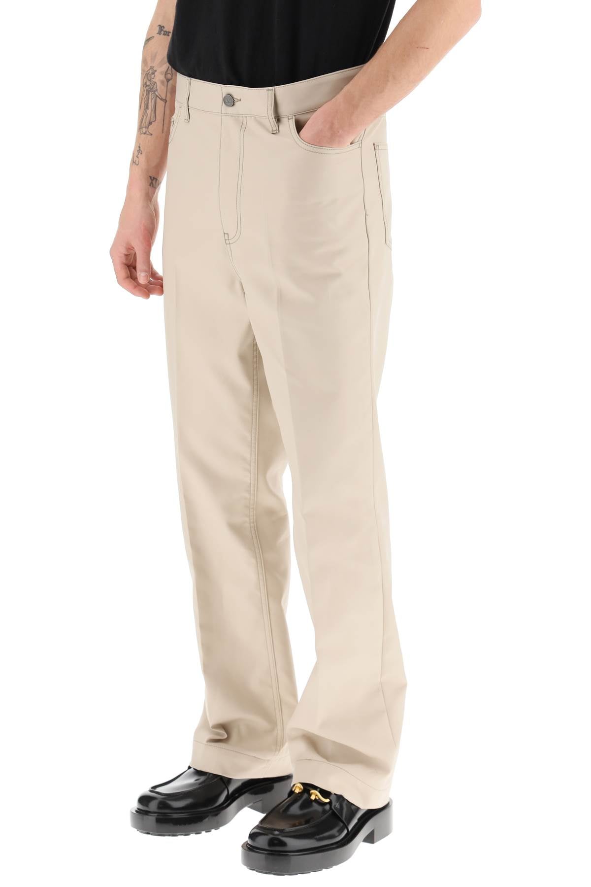 Valentino Valentino cotton gabardine pants