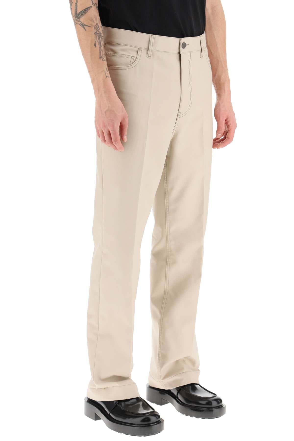 Valentino Valentino cotton gabardine pants