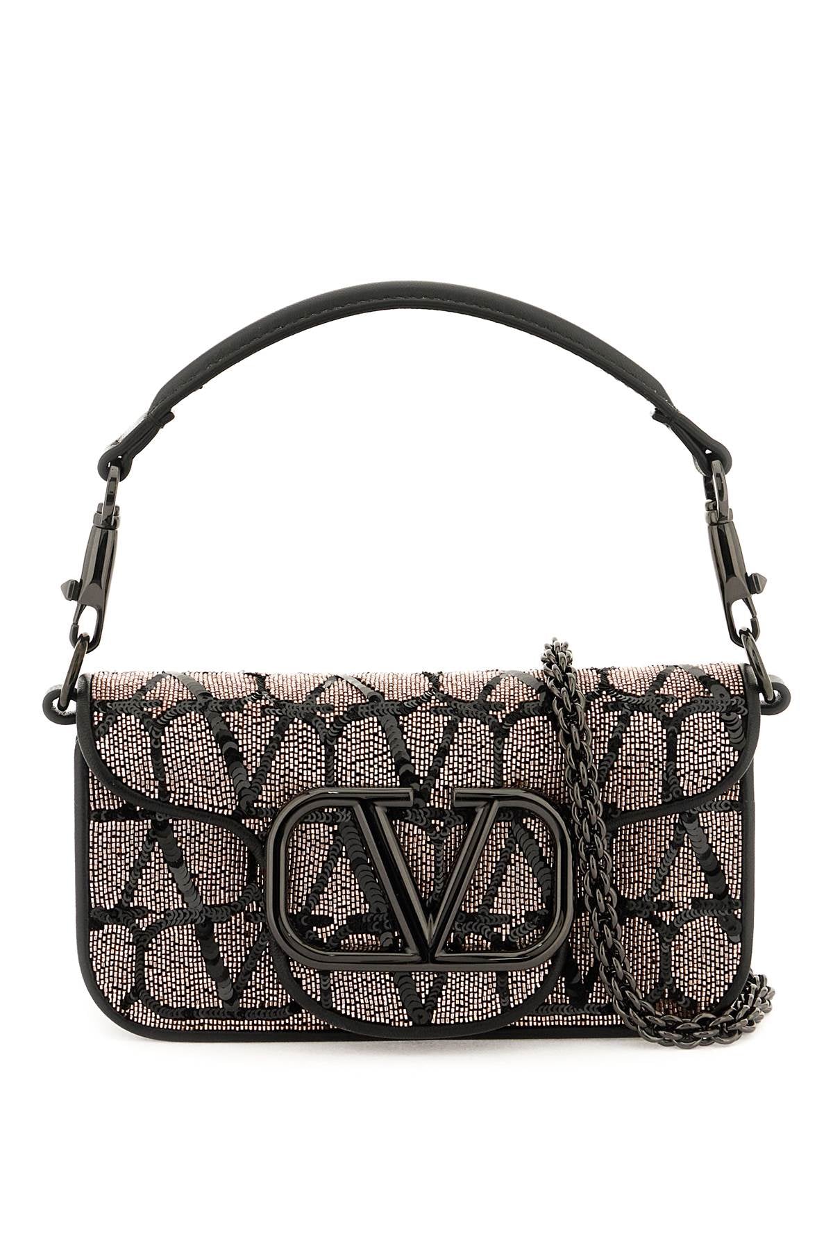 Valentino GARAVANI Valentino garavani 'locò' small shoulder bag with toile iconographe embroidery