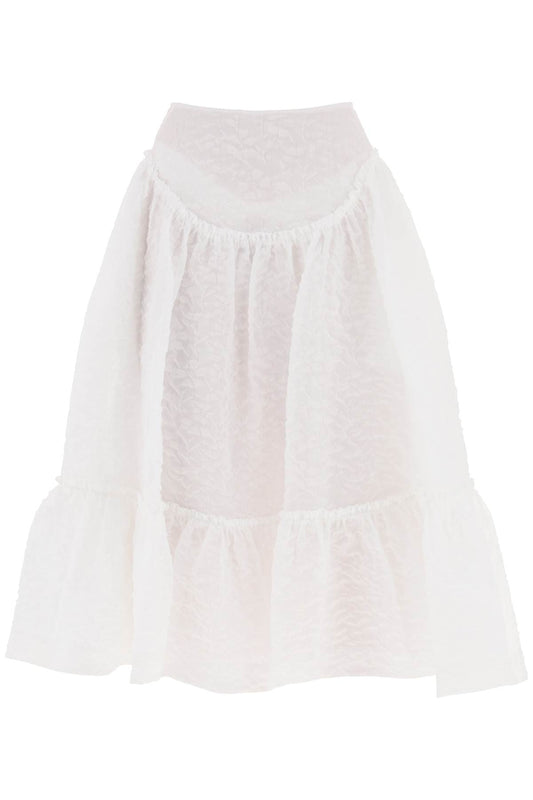 Simone Rocha Simone rocha cloqué yoke skirt