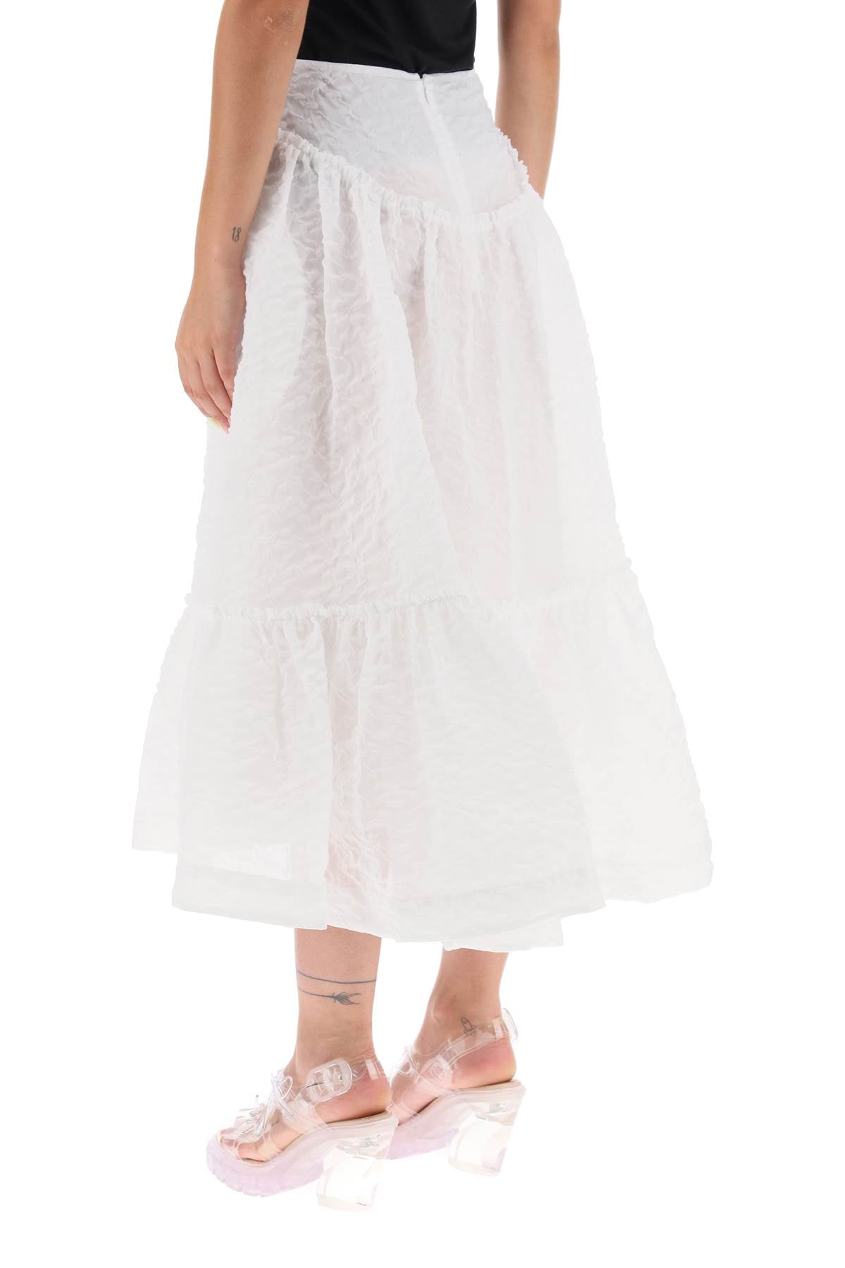 Simone Rocha Simone rocha cloqué yoke skirt