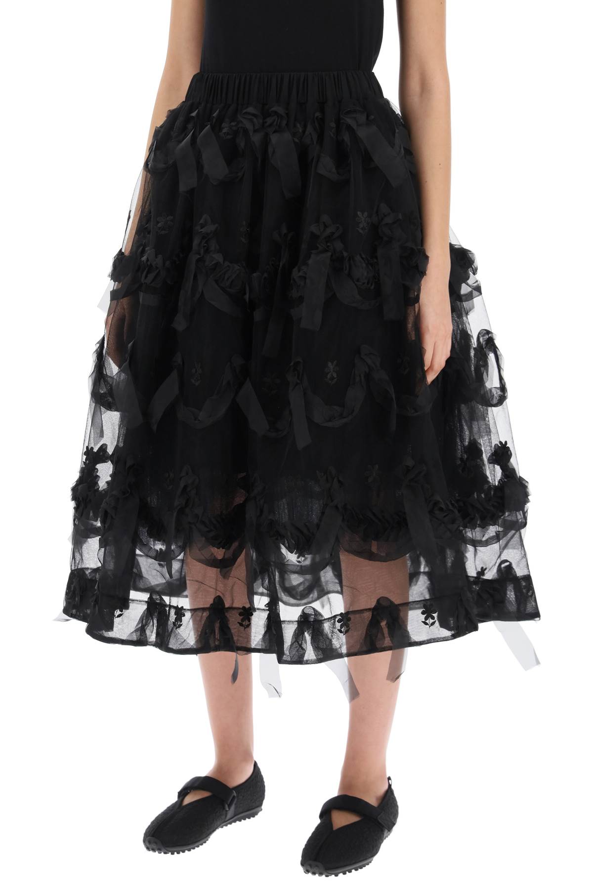 Simone Rocha Simone rocha embroidered tutu skirt