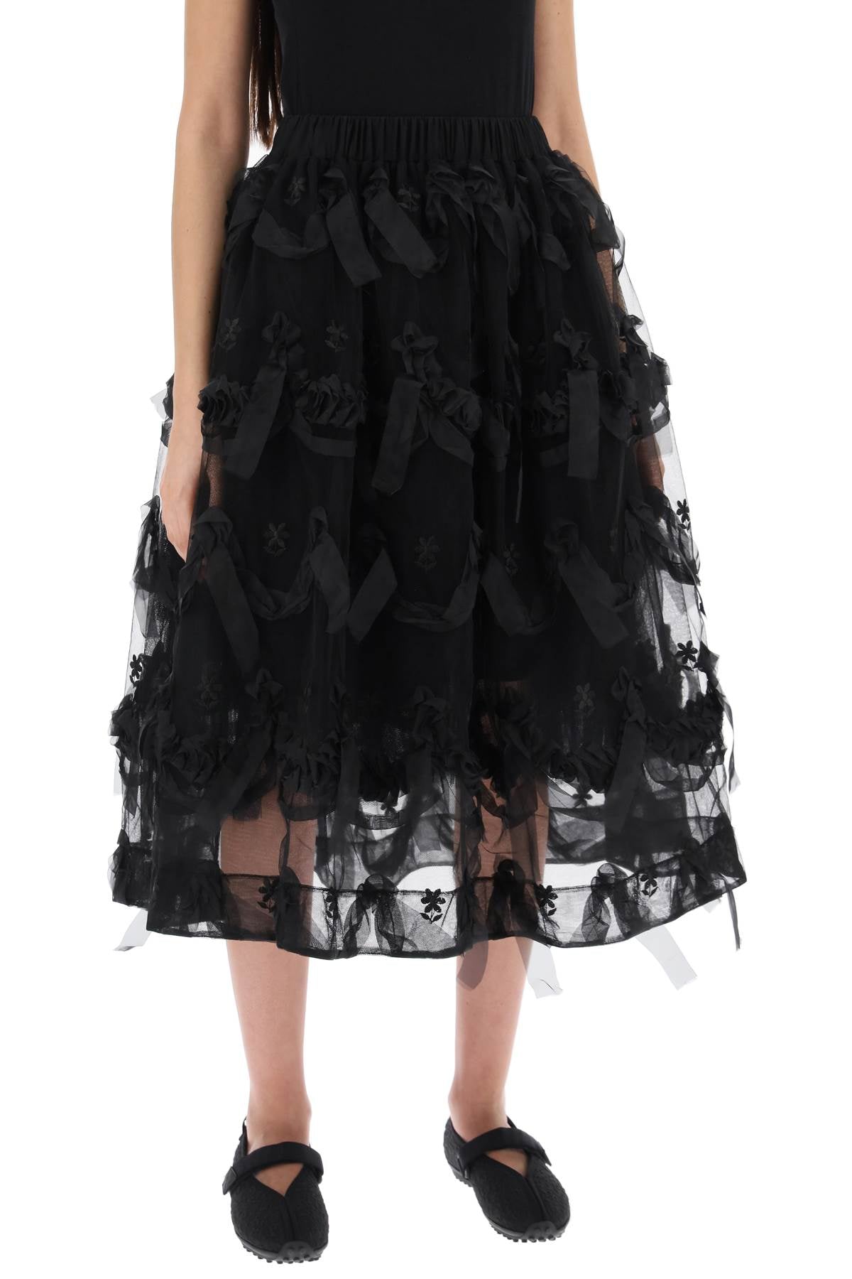 Simone Rocha Simone rocha embroidered tutu skirt