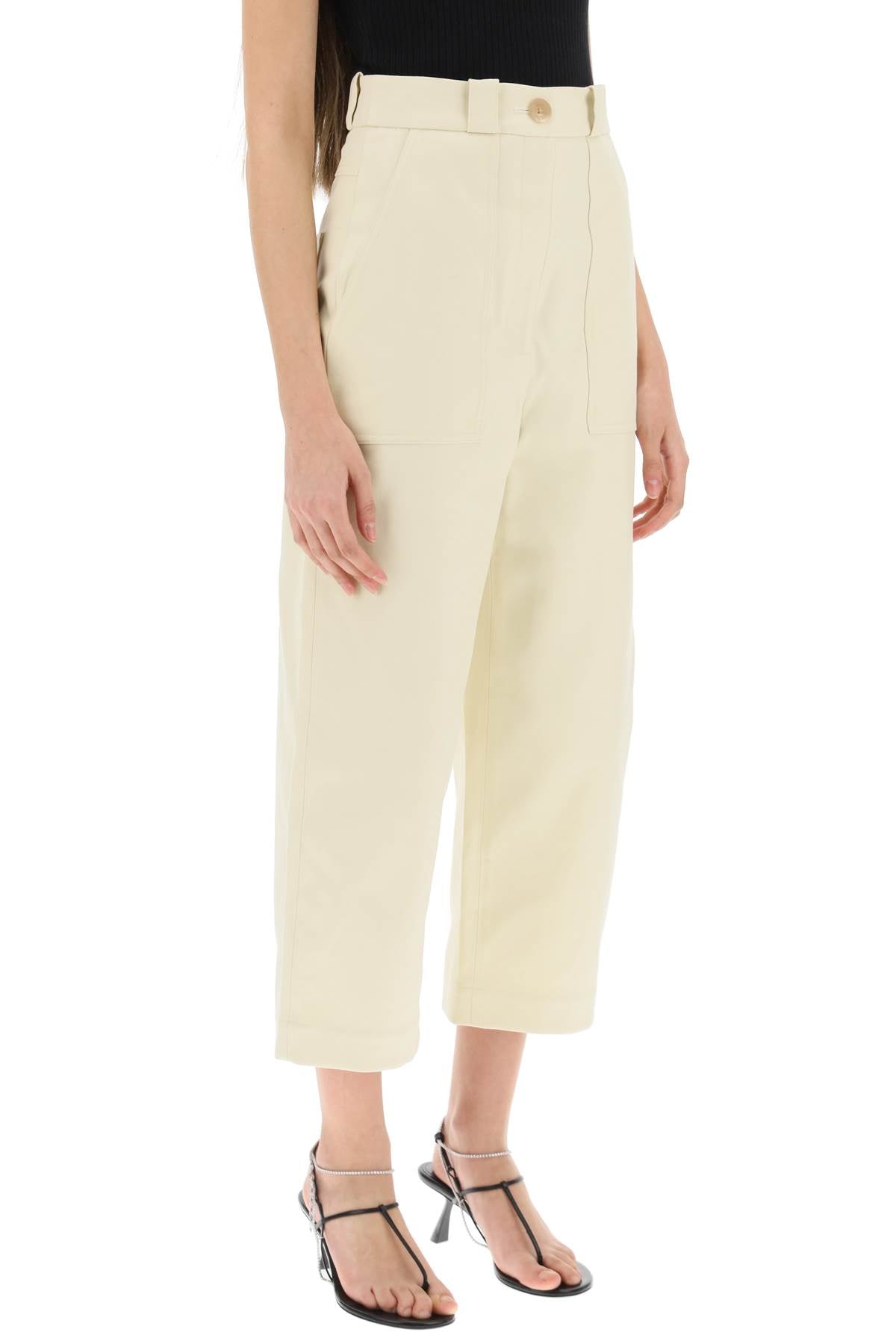 Khaite Khaite hewey high-waisted pants