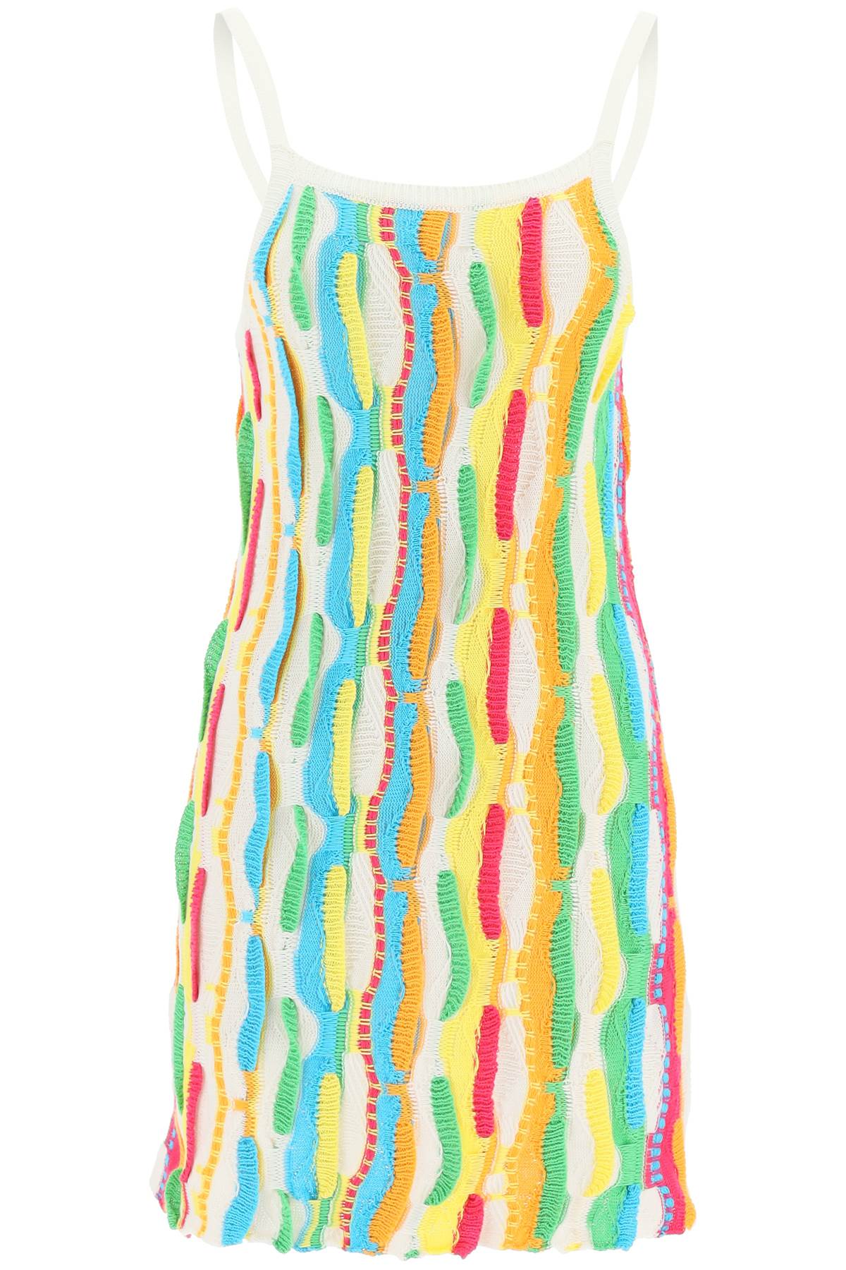 MSGM Msgm multicolor knit mini dress