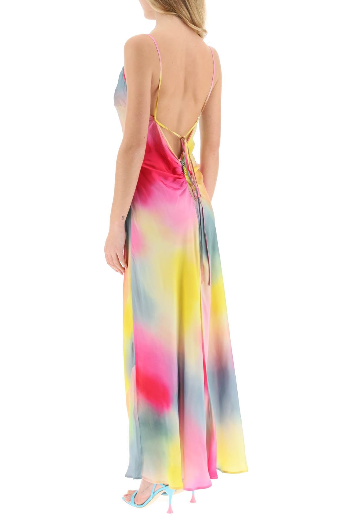 MSGM Msgm multicolor satin dress