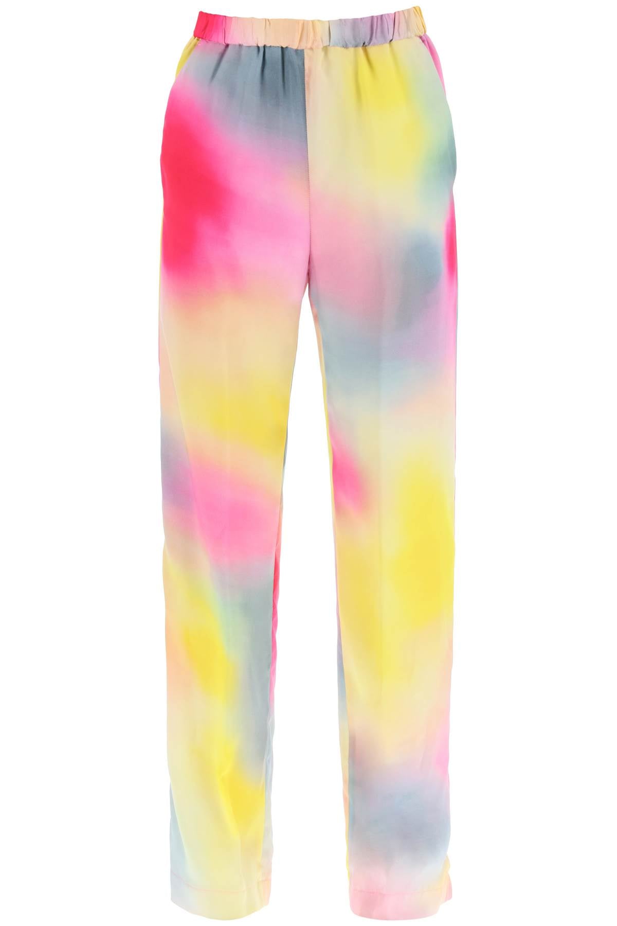 MSGM Msgm multicolored satin pants