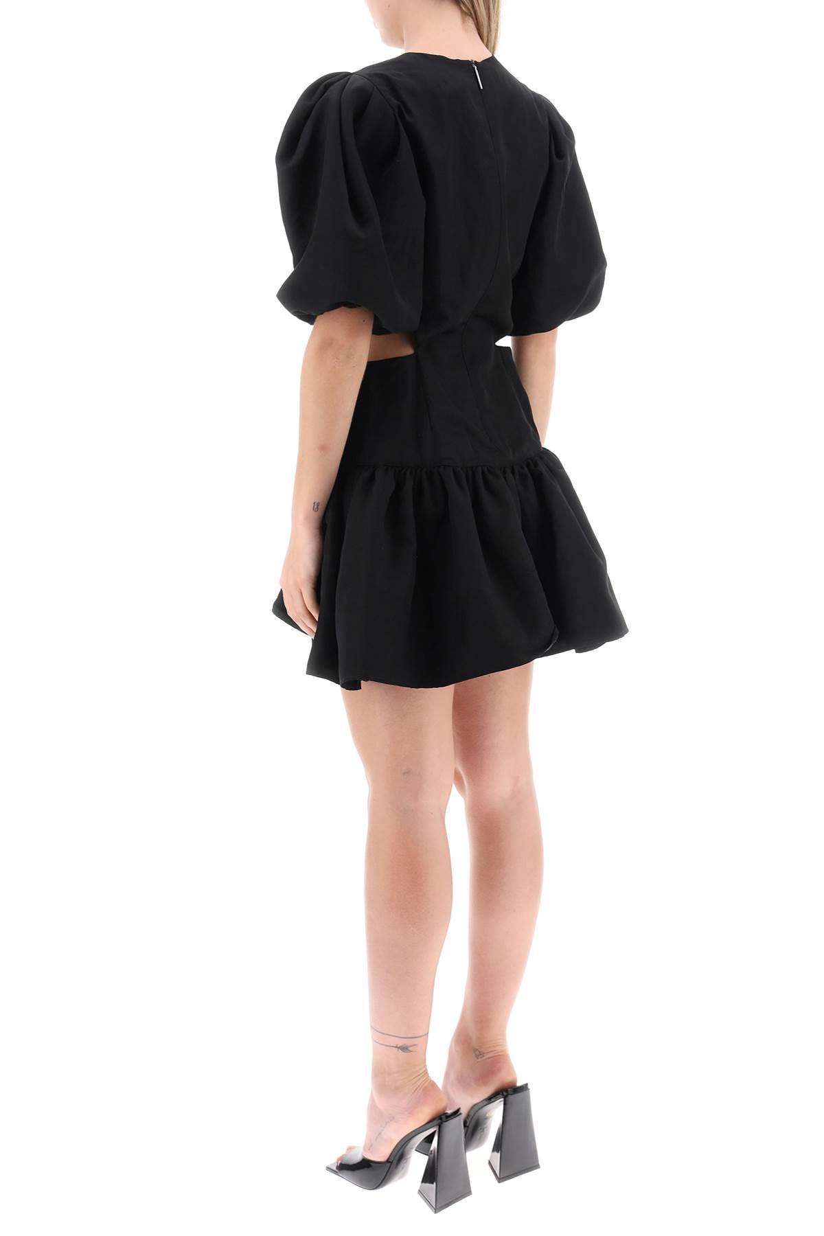 MSGM Msgm mini dress with balloon sleeves and cut-outs