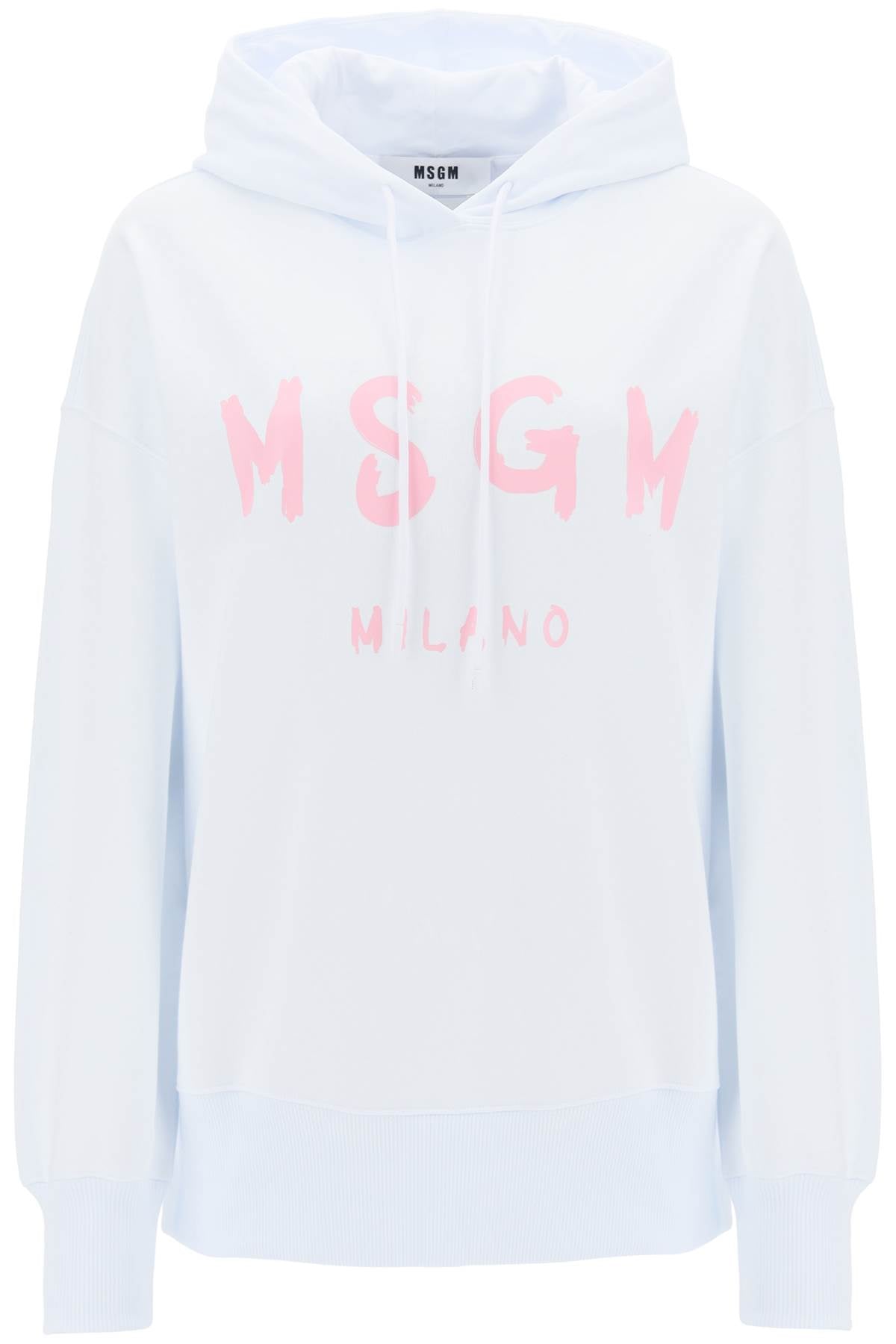 MSGM Msgm brushed logo hoodie