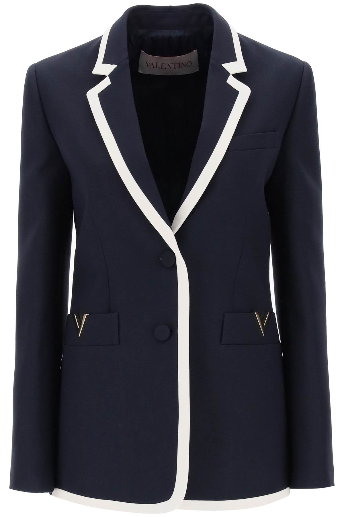 Valentino GARAVANI Valentino garavani v gold crepe couture blazer