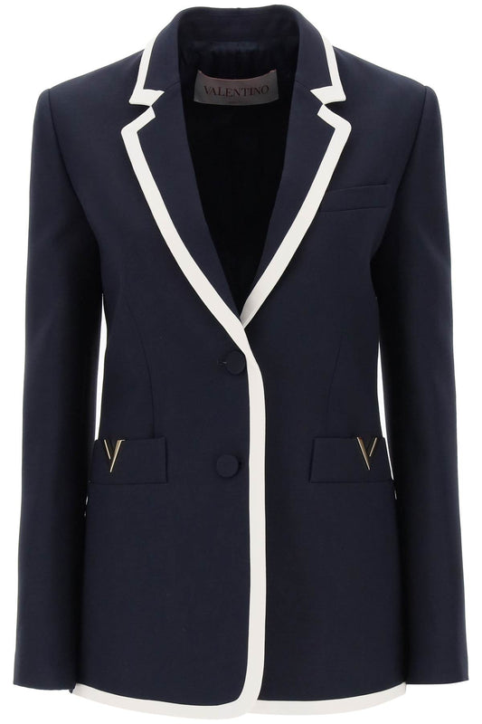 Valentino GARAVANI Valentino garavani v gold crepe couture blazer