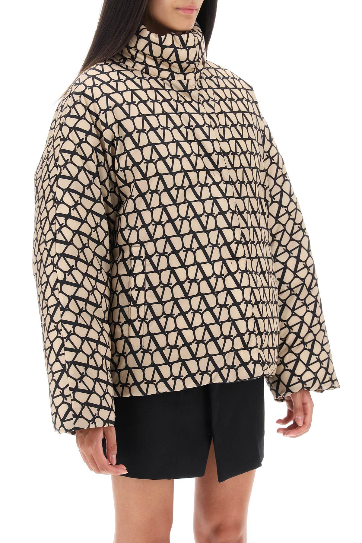 Valentino GARAVANI Valentino garavani toile iconographe oversized puffer jacket