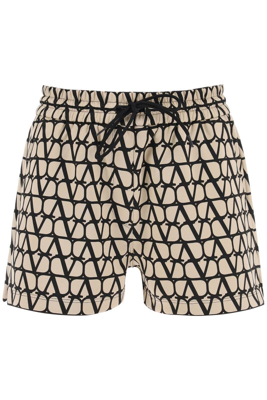 Valentino GARAVANI Valentino garavani toile iconographe jersey shorts