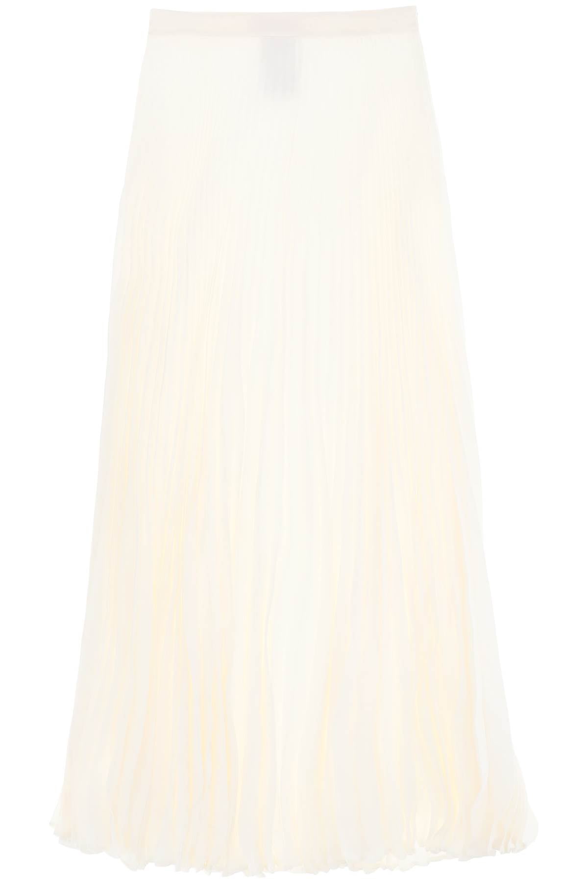 Valentino GARAVANI Valentino garavani silk jacquard toile iconographe pleated skirt