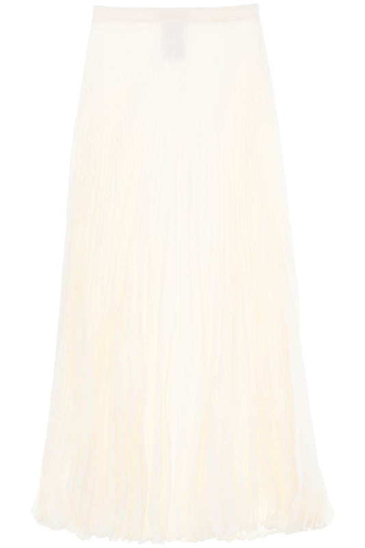 Valentino GARAVANI Valentino garavani silk jacquard toile iconographe pleated skirt