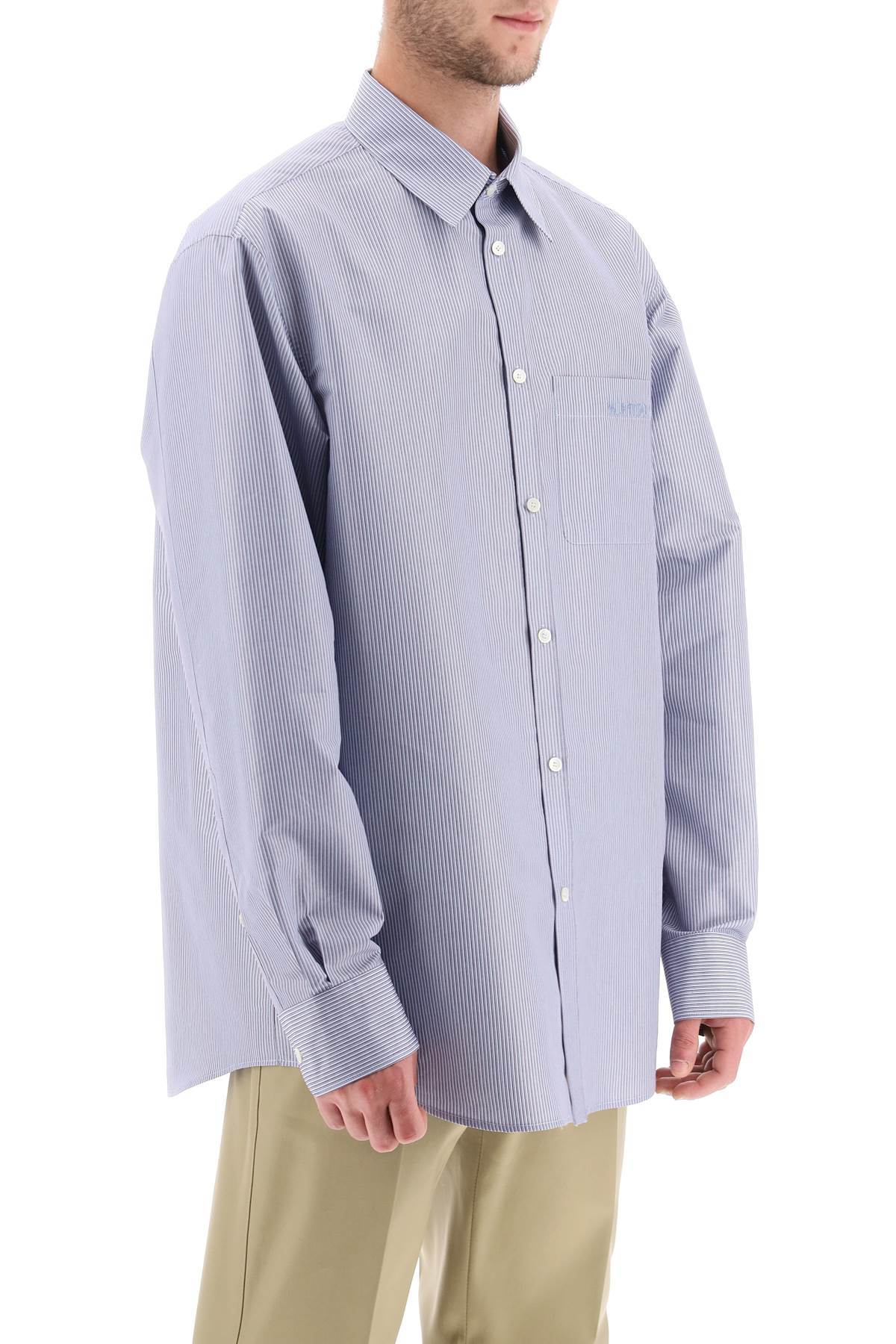 Valentino GARAVANI Valentino garavani technical cotton shirt with striped motif