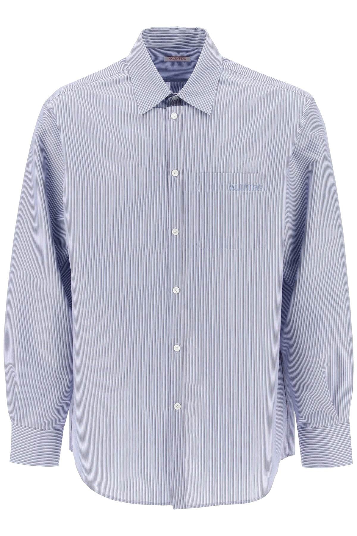 Valentino GARAVANI Valentino garavani technical cotton shirt with striped motif