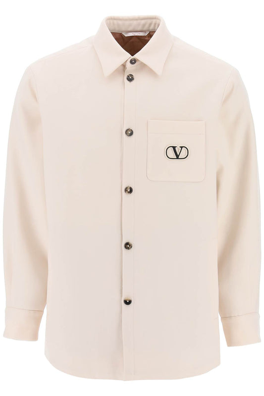 Valentino GARAVANI Valentino garavani padded overshirt with vlogo signature patch