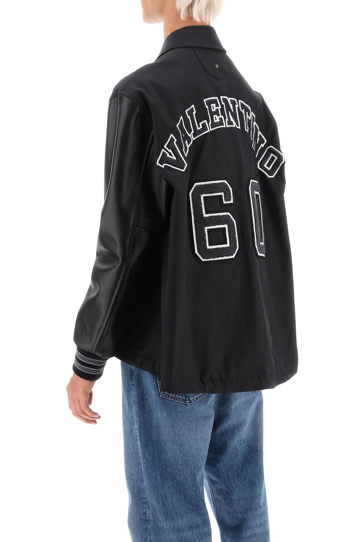 Valentino GARAVANI Valentino garavani varsity jacket with leather sleeves