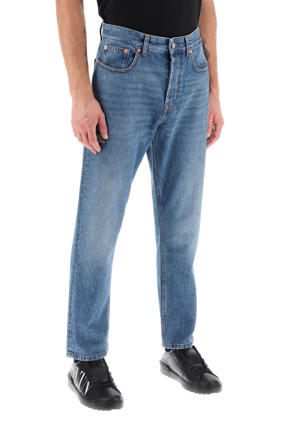 Valentino GARAVANI Valentino garavani tapered jeans with medium wash