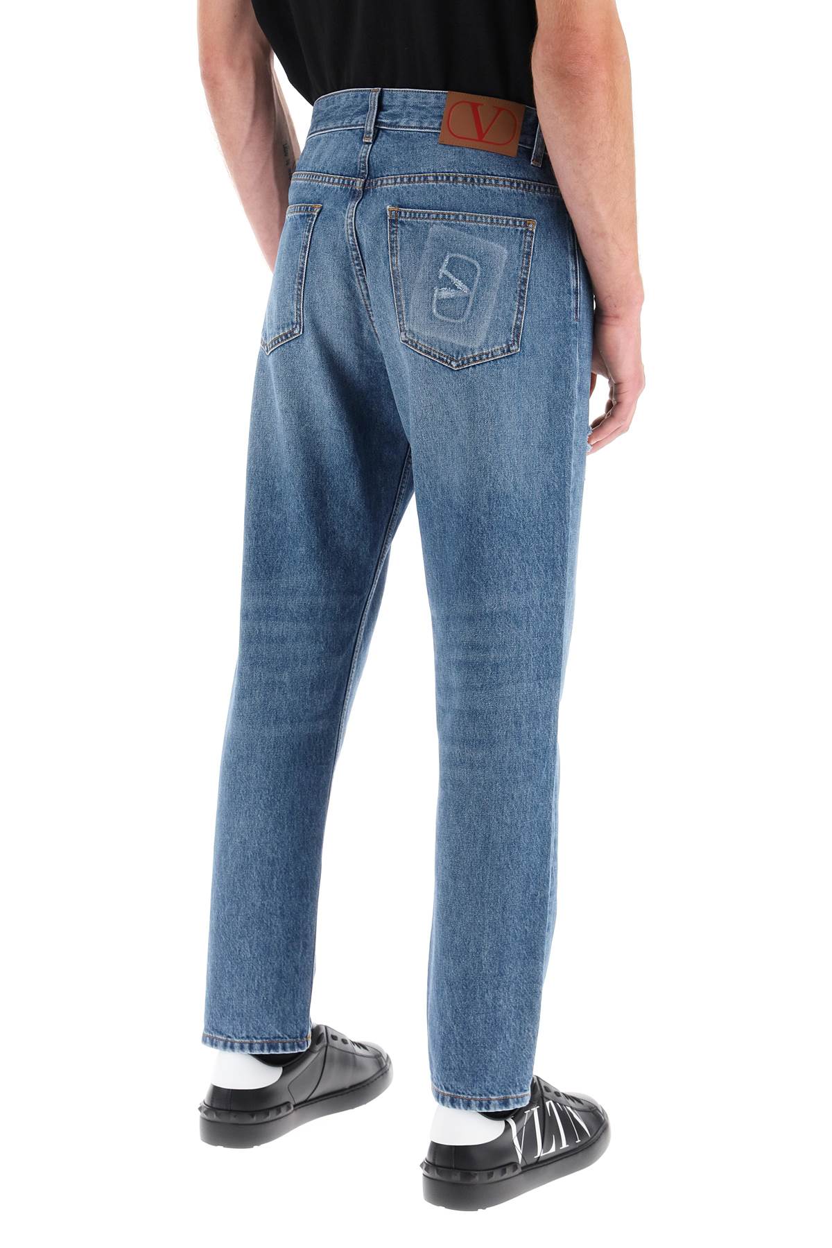 Valentino GARAVANI Valentino garavani tapered jeans with medium wash