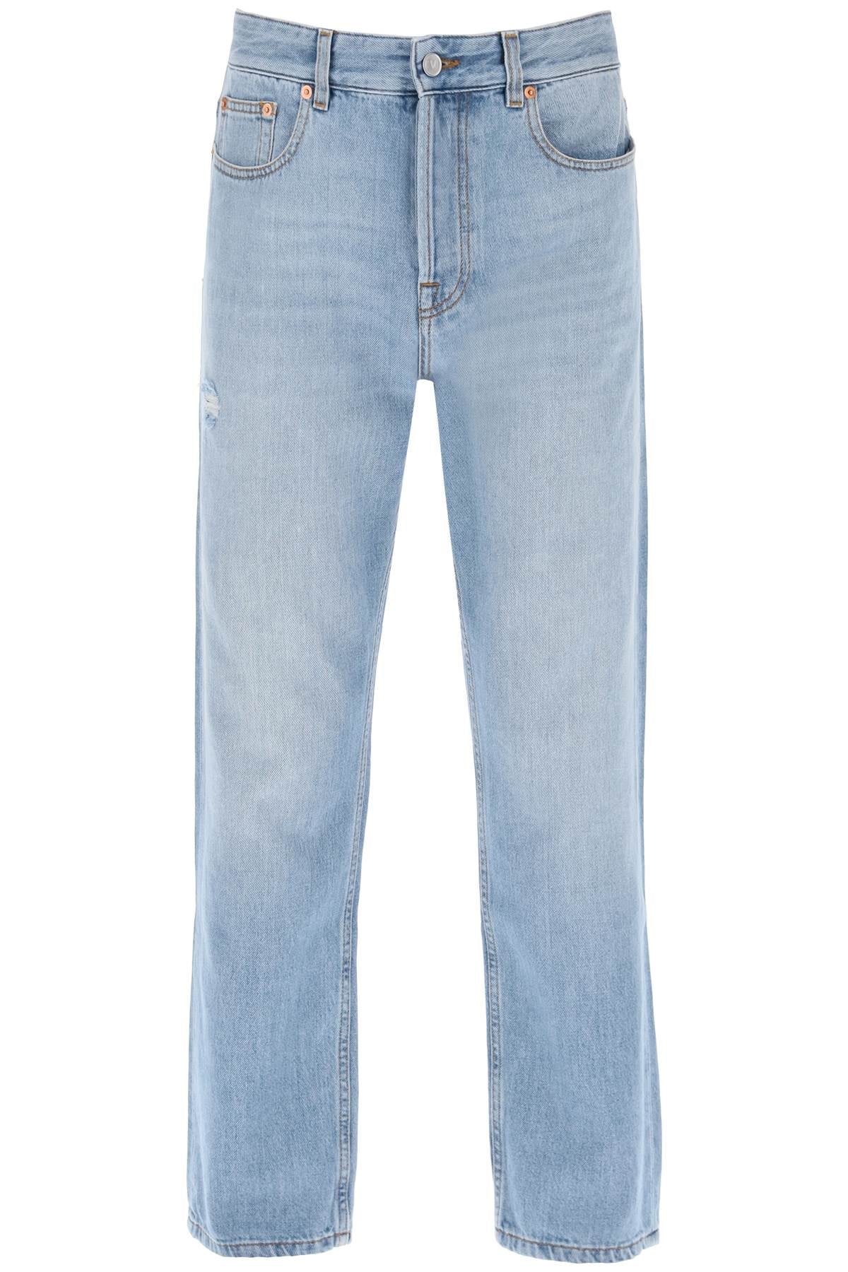 Valentino GARAVANI Valentino garavani tapered jeans with medium wash