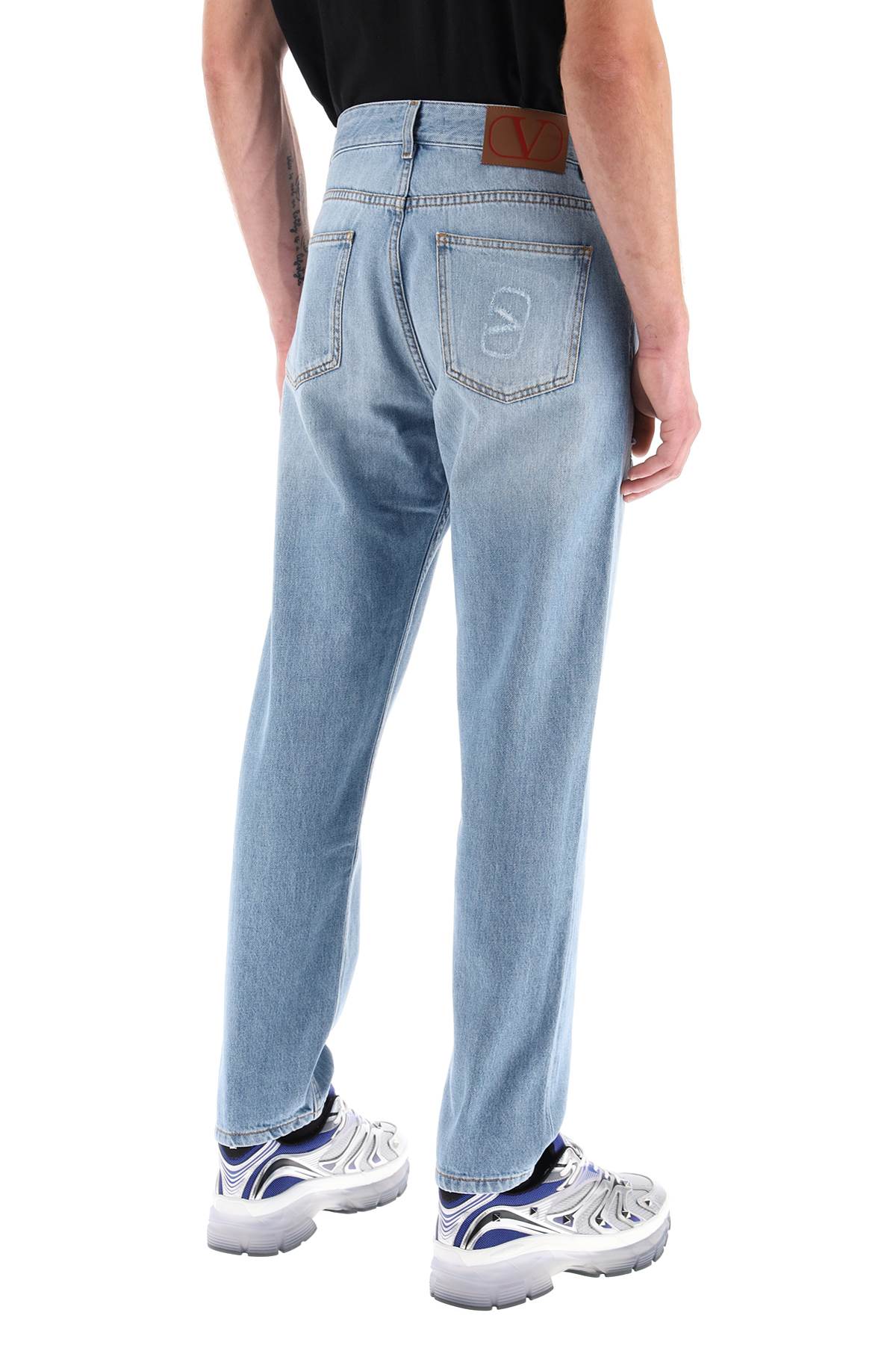 Valentino GARAVANI Valentino garavani tapered jeans with medium wash