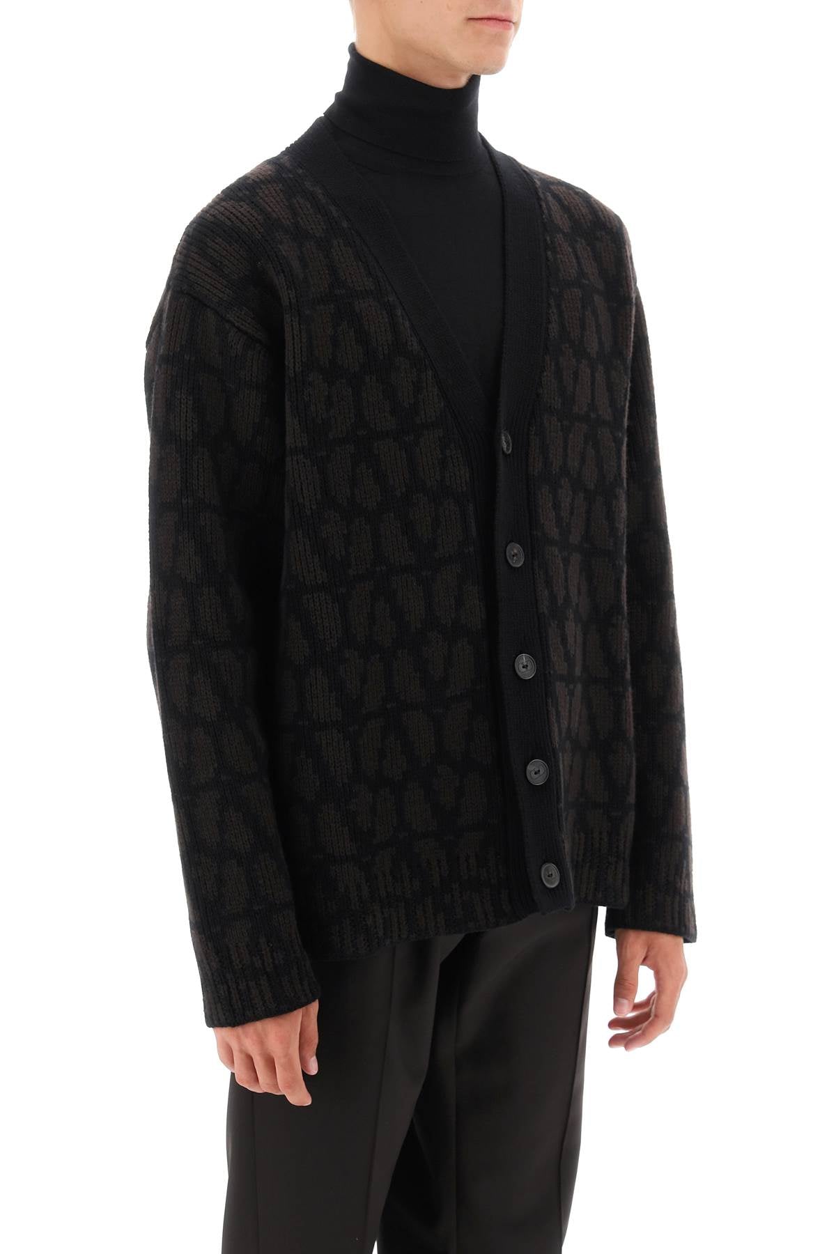 Valentino GARAVANI Valentino garavani toile iconographe cardigan