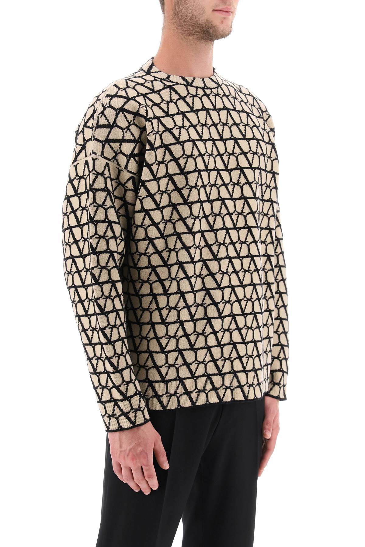 Valentino GARAVANI Valentino garavani toile iconographe wool sweater