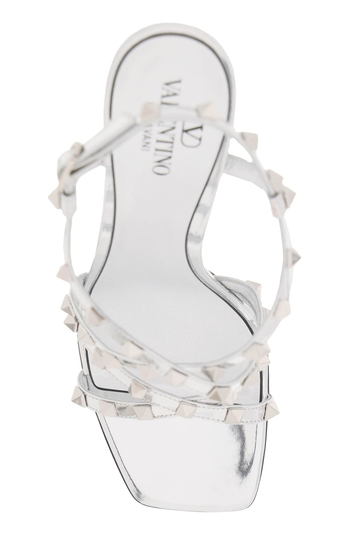 Valentino GARAVANI Valentino garavani laminated leather rockstud sandals