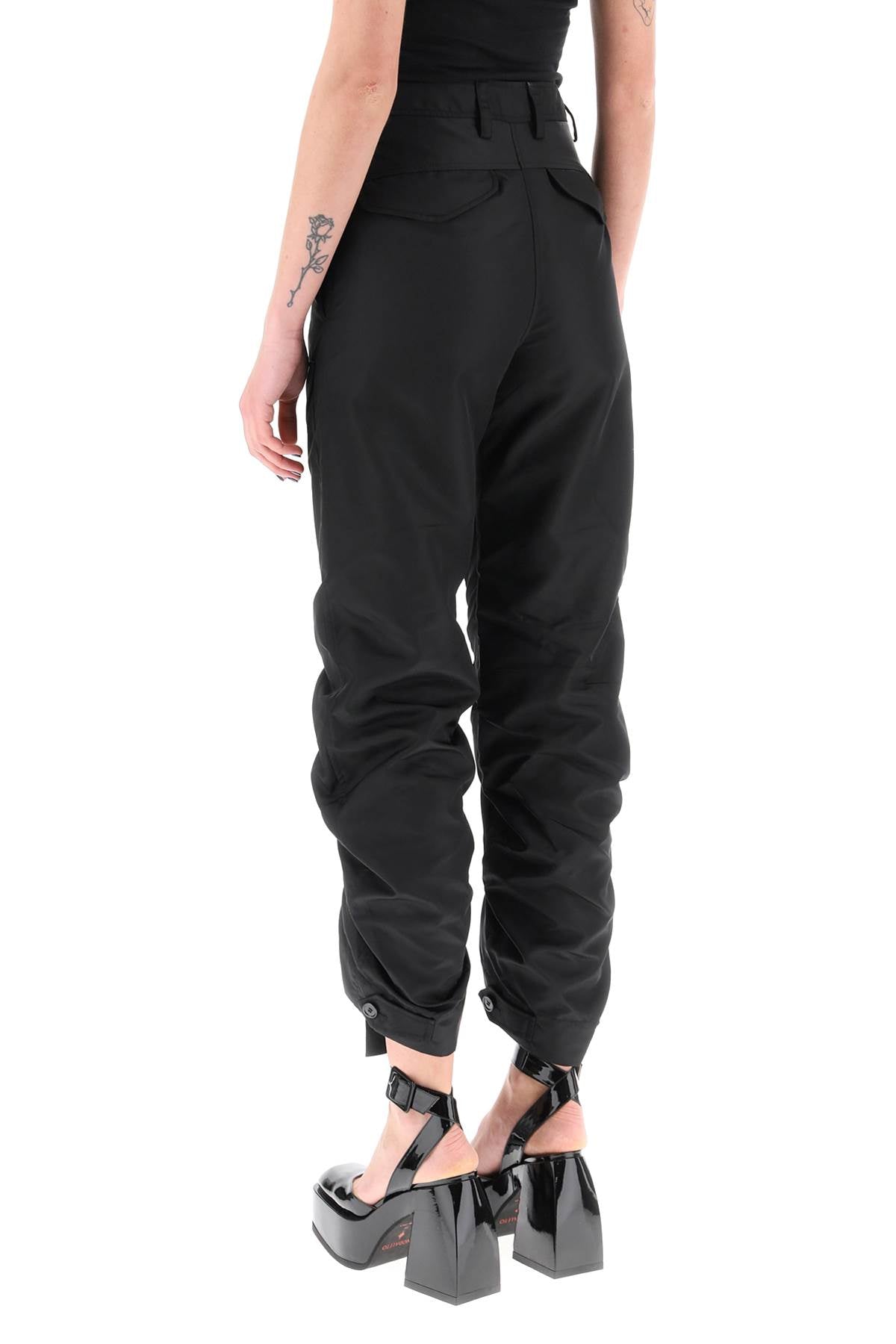 Simone Rocha Simone rocha adjustable satin cargo pants