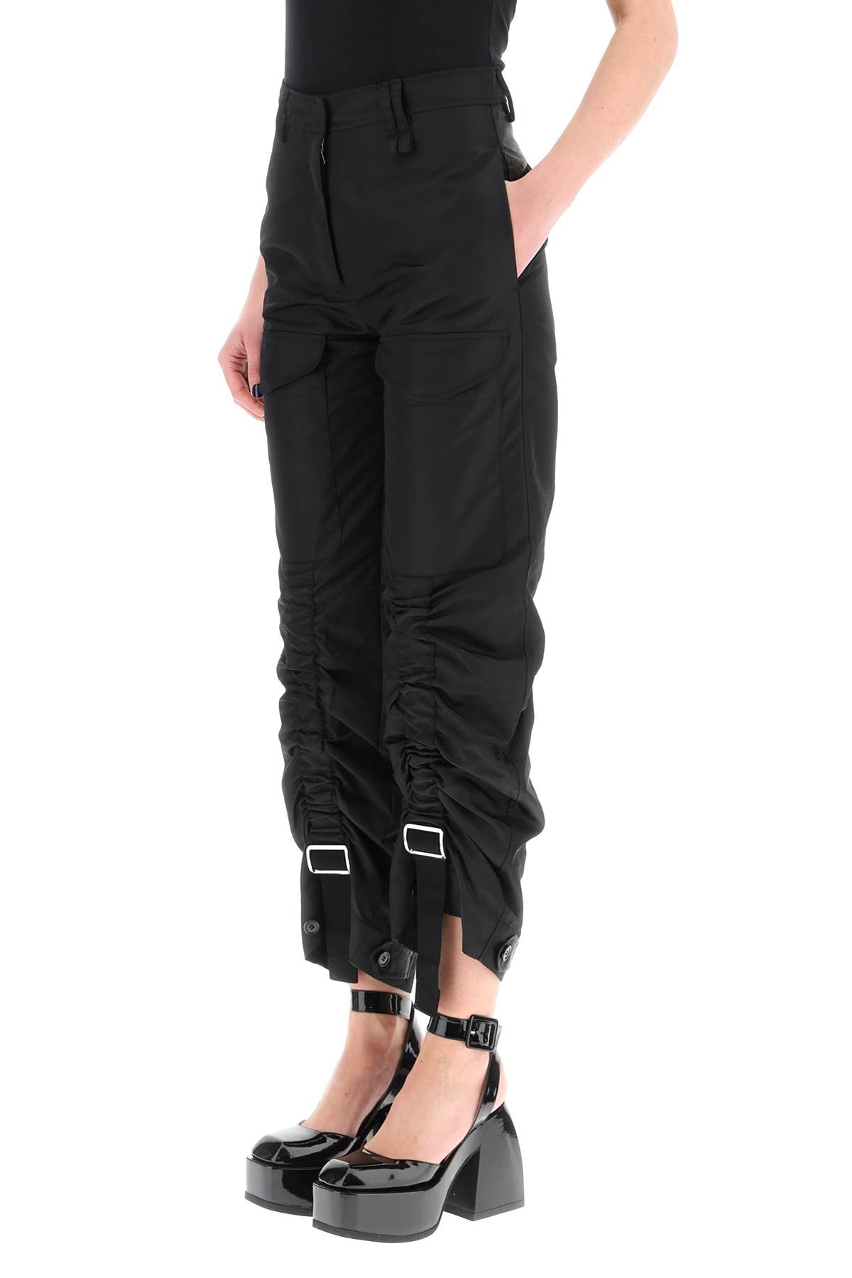 Simone Rocha Simone rocha adjustable satin cargo pants