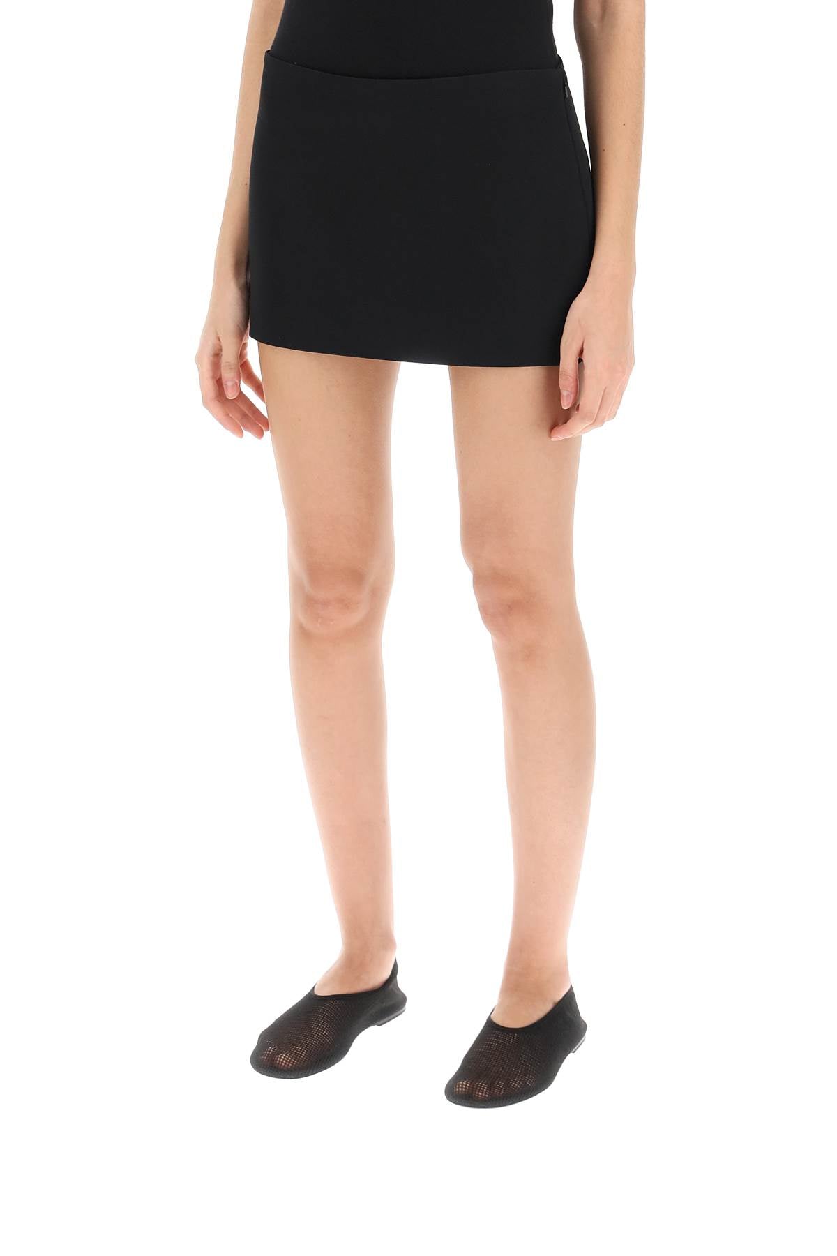 Khaite Khaite jett low-rise mini skirt