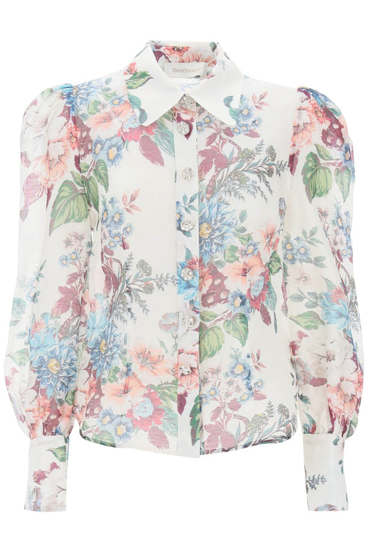 Zimmermann Zimmermann matchmaker shirt in floral organza