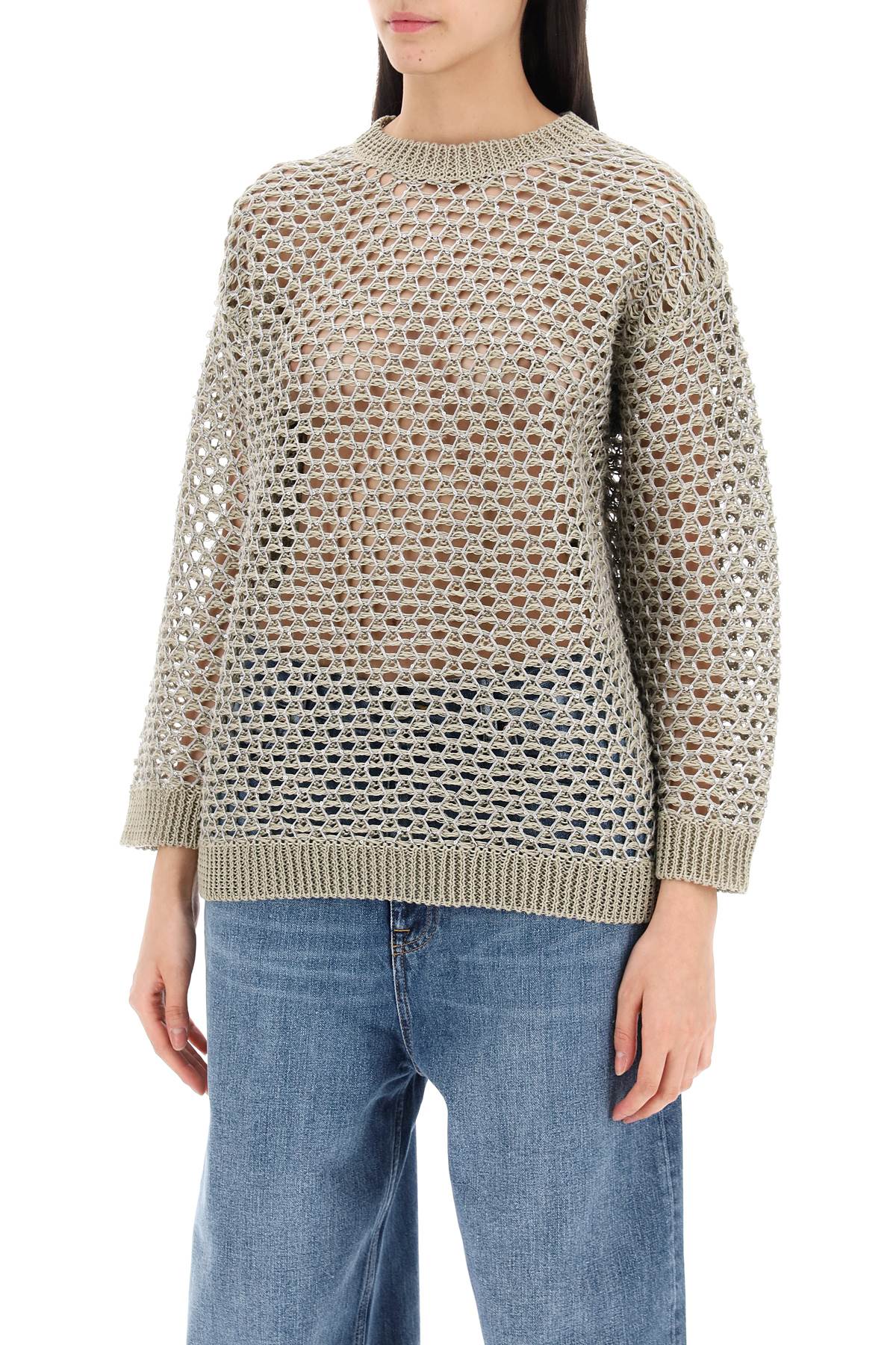 Valentino GARAVANI Valentino garavani "mesh knit pullover with sequins embell