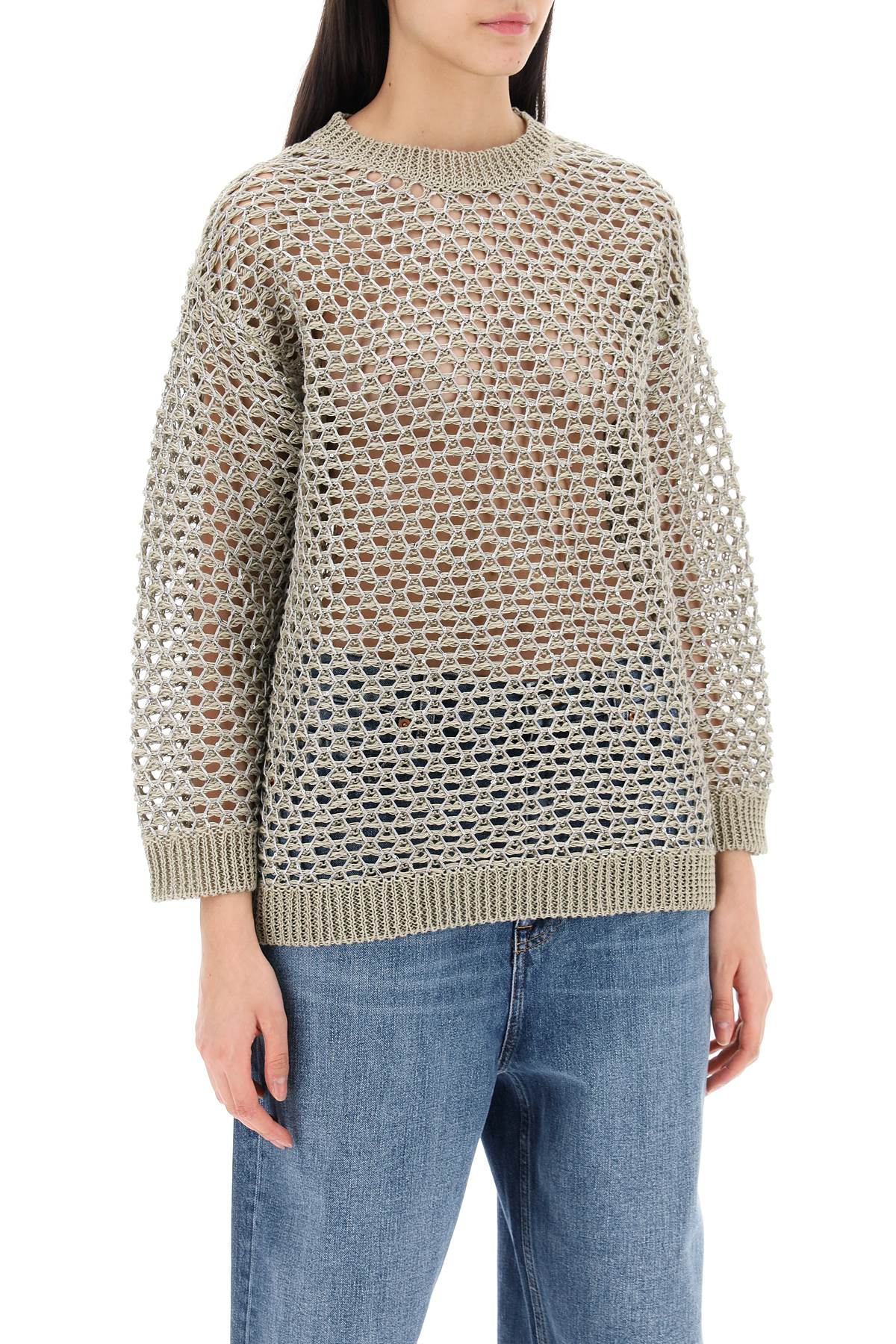 Valentino GARAVANI Valentino garavani "mesh knit pullover with sequins embell