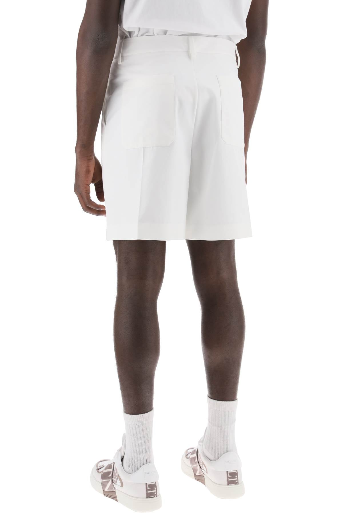 Valentino GARAVANI Valentino garavani cotton poplin bermuda shorts for