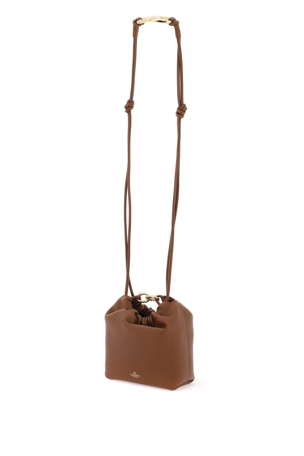 Valentino GARAVANI Valentino garavani mini vlogo bucket bag with pouf