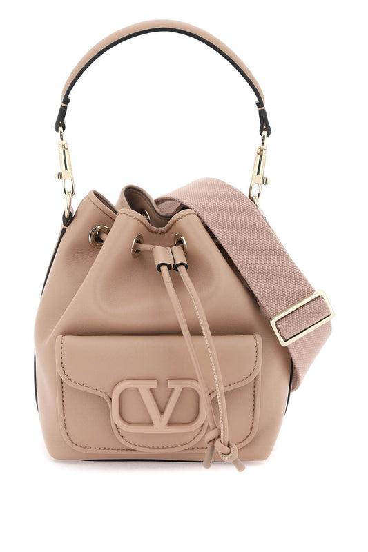 Valentino GARAVANI Valentino garavani leather locò bucket bag