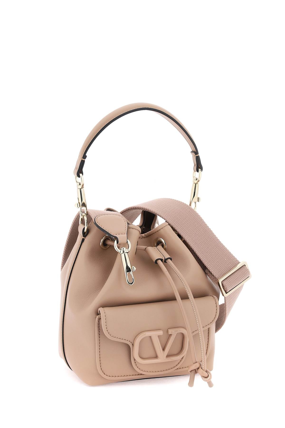 Valentino GARAVANI Valentino garavani leather locò bucket bag