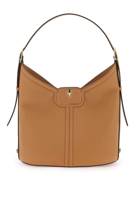 Valentino GARAVANI Valentino garavani vlogo leather hobo bag