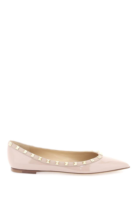 Valentino GARAVANI Valentino garavani patent leather rockstud ballet flats