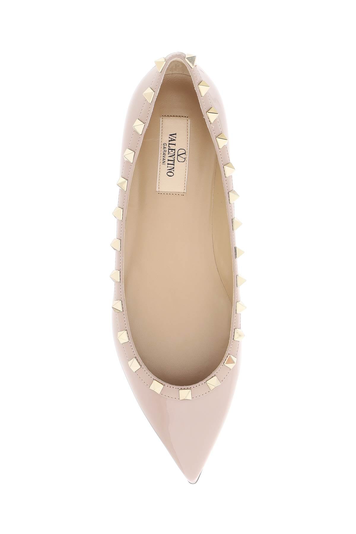 Valentino GARAVANI Valentino garavani patent leather rockstud ballet flats