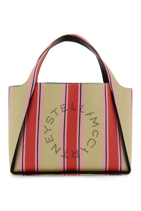 Stella McCartney Stella mccartney 'stella logo' raffia tote bag