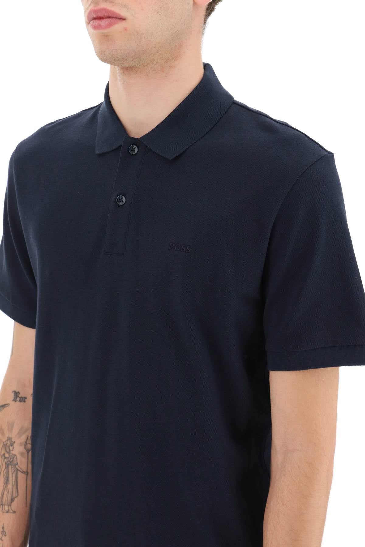 Boss Boss organic cotton polo shirt